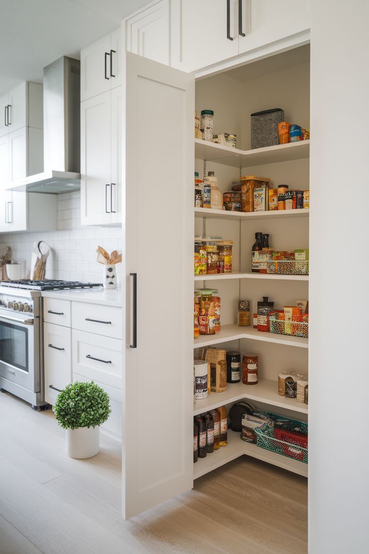 Minimalist pantry